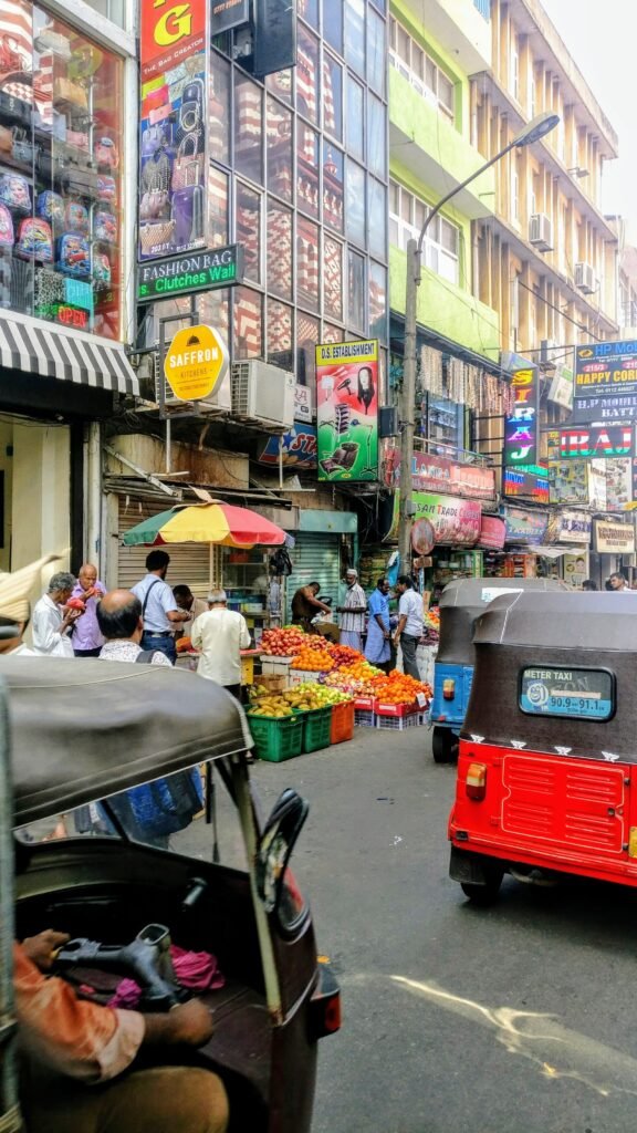 Colombo Straßenszene Colombo Straßenszene