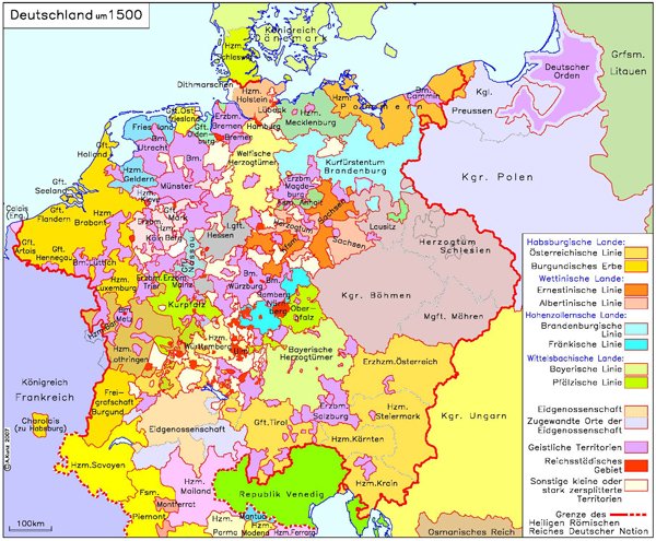 Deutschland um 1500