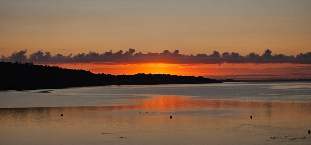 Sonnenuntergang über der Flensburger Förde