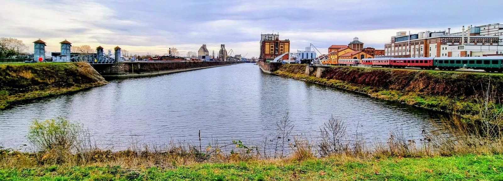 Magdeburger Hafenbecken Panorama Magdeburger Hafenbecken Panorama