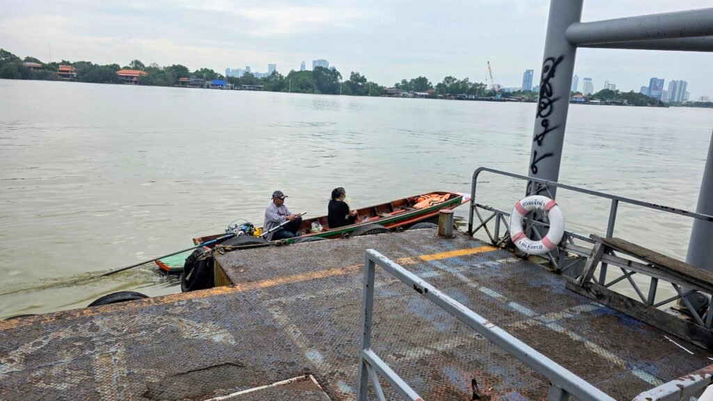 MIt dem Boot auf die andere Seite