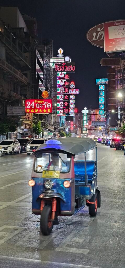 Bangkok Chinatown mit Tuk-Tuk