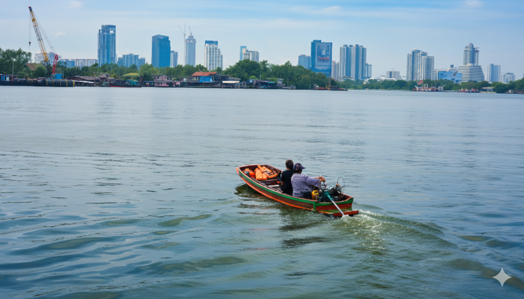 Boot auf dem Chao Prayo