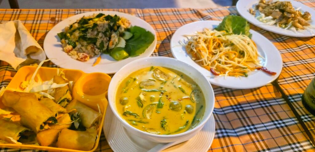 Thailändisches Abendessen