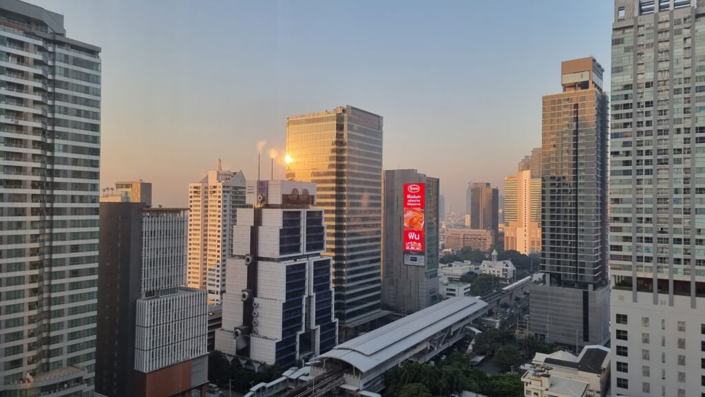 Blick aus dem W-Bangkok